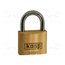 K12520 Padlock; shackle; brass; Protection: low (level 2); A: 20mm; B: 12mm ZYNkeYj5uJw21MBDWigRlAQe9OJ7G0iP2lpVG94JTaE