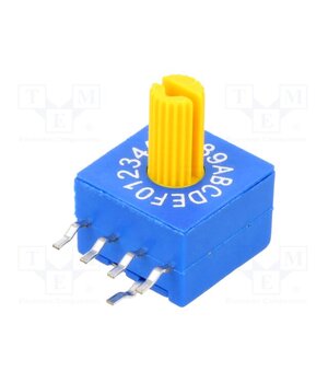 ERD516RRZ Encoding switch; HEX/BCD; Pos: 16; THT; Rcont max: 100mΩ; 5Ncm; ERD pLku0zBKzjaMaOX5qd7wA5TywlK2uPQ5LYNrFJV88lg