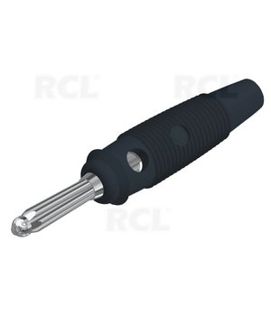 PLUG ø4mm 'banāna' tips, 30A 60VDC, melns, HIRSCHMANN

 CKI087J.jpg