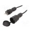 W-99145 Extension lead; H05RR-F; 3G1.5mm2; 10m; rubber; black; 16A vwHMTEJli1AqleNZWSYYSrRekV9Ss53m3PVVHjLDVwU