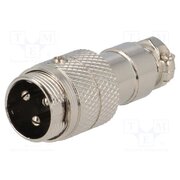 MIC343 Connector: microphone; plug; male; PIN: 3; for cable; straight m5OoBjRCiylquQJj-gYJL25LlpZrO0hKKKF873NdgwA