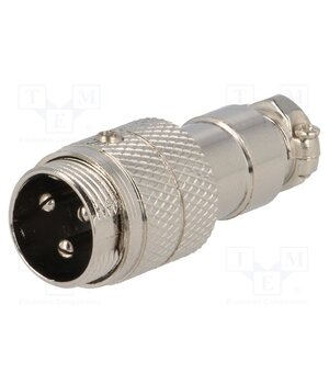 MIC343 Connector: microphone; plug; male; PIN: 3; for cable; straight m5OoBjRCiylquQJj-gYJL25LlpZrO0hKKKF873NdgwA