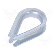 KU14 Thimble for rope; steel; for rope; Ørope: 14mm; zinc; DIN 6899B tok44lBP2Rw-fTIMSDXdPHPcHtxLJhkb27dI0c6bm3k