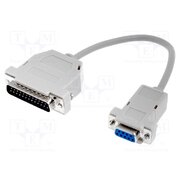C-09G25W/0.25-P Cable; D-Sub 25pin plug,D-Sub 9pin socket; Len: 0.25m xoKamrQz9e6547BIeRxR5fGhhiPxGK65lkoyZqVu4o4