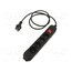 5907570043411 Extension lead; 3x1.5mm2; Sockets: 4; PVC; black; 1.5m; 16A; PRO TT7UgS3GvjQUtLf8A7KI-oglcKr_3i_qjeoVOiYTlQE