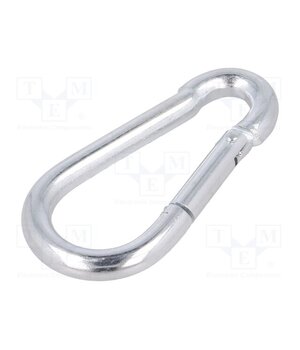 KSO10100 Carabiner; steel; for rope; L: 100mm; zinc; 10mm M2ShrMB6eZOsfN2yUc57S0gJm9N558b1HiUNcYgMq7o