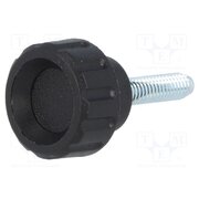 6356 Knob; Ø: 16mm; Ext.thread: M4; 16mm; H: 13mm; polyamide; knurled 7Wz4THUeG50n64ymM1KwPdL28HKezFj-gIqwztVtr6k