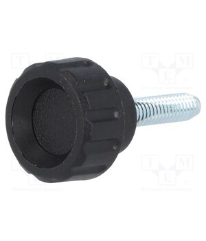 6356 Knob; Ø: 16mm; Ext.thread: M4; 16mm; H: 13mm; polyamide; knurled 7Wz4THUeG50n64ymM1KwPdL28HKezFj-gIqwztVtr6k