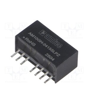 AM10GH-2415LPZ Converter: DC/DC; 10W; Uin: 9÷36VDC; Uout: 15VDC; Iin: 474mA; SIP8 q2O3lPhe0MEmn-5gkHmB1qF-AfVTzYU-5AEmLePpf2U