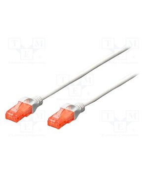 DK-1512-030/WH Patch cord; RJ45 plug,both sides; U/UTP; 5e; stranded; CCA; 3m; PVC p2iWPPERu5s7A6zovXXdlIJWEi4rH_Yveox9ybGJn5Q