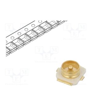 CONMHF1-SMD-G-T Connector: U.FL (IPX/AMC); socket; 50Ω; SMT; male; cut from reel 0rC_RSQ7TxMRvCFyc_U6vdOrX64dv2RIKcZaF2w9ITk