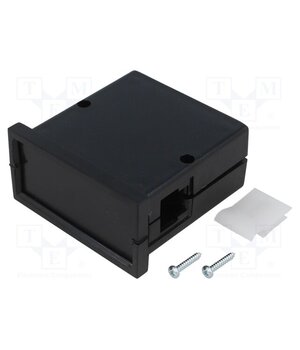 KM-61-PF/BK Enclosure: panel; X: 72mm; Y: 72mm; Z: 36mm; ABS; black; screwed KQpTdjmaT2OXIU6BnceApDPhIe9wlt4-t42I4lnaBDc