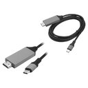 KABELIS - ADAPTERIS HDMI (K) - USB C Type, 3840x2160 @30Hz,  2m