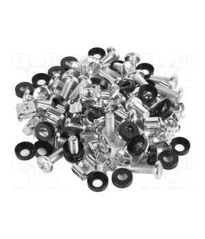 AK-1302-S Assembling kit; grey; washer,screw; Standard: 19"; 50pcs. 9AdaysM94TU8aJZozRzFSr7bekP6HsfHogk6g6-wDYY