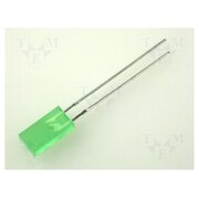 L-383GDT LED; green; rectangular; 5x2.5mm; 1.3÷8mcd; 110°; Front: flat; 20mA aI-EqS1UcvTZcN0dBmw1ie1rxTvHFHz8yDal3AY9q60
