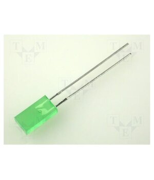 L-383GDT LED; green; rectangular; 5x2.5mm; 1.3÷8mcd; 110°; Front: flat; 20mA aI-EqS1UcvTZcN0dBmw1ie1rxTvHFHz8yDal3AY9q60
