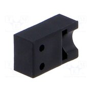 FIX-LED-325 LED housing; 3mm; polyamide; angular; black; UL94V-2; H: 3.4mm _Y4UnEQLUcVjN6UdCdqabK9NpJDzfbIkXImdoU2rSUc