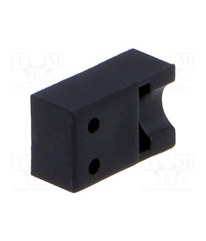 FIX-LED-325 LED housing; 3mm; polyamide; angular; black; UL94V-2; H: 3.4mm _Y4UnEQLUcVjN6UdCdqabK9NpJDzfbIkXImdoU2rSUc