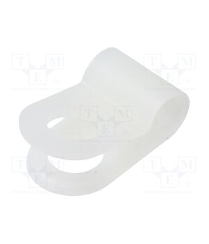 CC-1S Fixing clamp; Cable P-clips; ØBundle : 3mm; polyamide; natural SKfBiqdosfrabuZ1_aacgWeCHXx8A89V9KN0ex351Eo