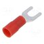 KNE_4-1A/100 Tip: fork; M4; 0.5÷1mm2; crimped; for cable; insulated; tinned; red 9xEfN_C_bU7PSvaGto7VoHfkBr-iGQ1G3OWiqR-hyVM
