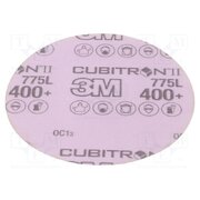 775L P400 125MM B/O CUBITRON II Sanding plate; 125mm; Granularity: 400; w/o holes; Mounting: bur caZrQK72wzA8s3A7FldQDfQaur6mZ7I0MmyGJBItSfA