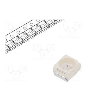 VLMY335U1V2-GS08 Power LED; yellow; 60°; 20mA; λd: 583÷594nm; 2.8x3.5x1.75mm; PLCC2 sXayOGoW4tC65Rfnxqj3u23Tnt9SSjzCcNjlhzqkfuk