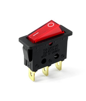 ROCKER SWITCH 15A/250VAC, viens kontakts, ar apgaismojumu, sarkans, ON-OFF

 CPR441.jpg