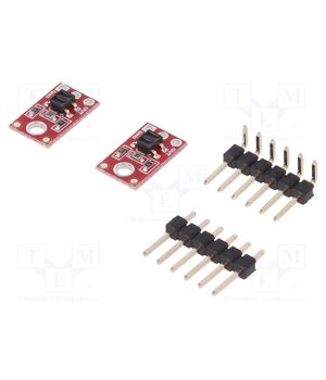 QTR-1A REFLECTANCE SENSOR Sensor: distance; reflective; 5VDC; analog; Ch: 1; 7.6x12.7mm; 2pcs. UbJ8uJPk741OhyfRKb3NdKXVlkbDwUzsvLjSk6NFHLE