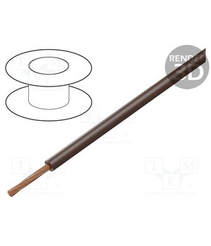FLRY-A0.22-BR/500 Wire; FLRY-A; 1x0.22mm2; stranded; Cu; PVC; brown; 60V; 500m; Class: 5 C5ehc0j21kOHw3AwgAiyml3FordT9rcSWj5oSXLWb0o
