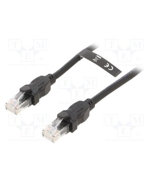 IBBBF Patch cord; RJ45 plug,both sides; U/UTP; 6; Cu; 1m; PVC; black BX0rEosI_WUMbgUzHH8uFWGAtfhzUK6hK8i1OidDr-c