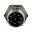 VG04020 Connector: microphone; socket; male; PIN: 8; for panel mounting QClzlJKBO9Z2LvBCLHALY1ceeNV3CT5bKasikyQFBfg