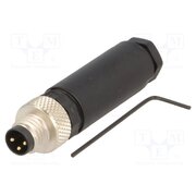 22260120 Connector: M8; male; PIN: 3; 40V; IP67; straight; for cable; plug NOfuDPmAVZspfqsiTfYWYdNoB14FG2aqT3FGtdOrcn0