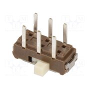 SSSS223200 Switch: slide; Pos: 2; DPDT; 0.3A/6VDC; ON-ON; THT; Leads: for PCB iy_SMqwSSOkRE56cxzE918aM_f4V5dopi_0O1G-kV0s