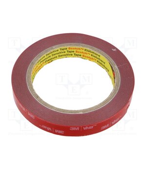 3M VHB RP+ 060GF Tape: fixing; W: 15mm; L: 5.5m; Thk: 0.6mm; acrylic; grey; 36N/cm LnOV4eSZhgrNtOgDHm4FGqJYYpKyc4BHKkpSbrRVS00