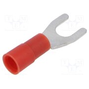 KNE_4-1/100 Tip: fork; M4; 0.5÷1mm2; crimped; for cable; insulated; tinned; red I72s6rr0tHTU-k4HQN4EFenZ7QBl4RS8qa5ijkJ1ZS4