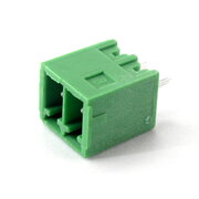 TERMINAL BLOCK 2pin Male, soldered, 3.5mm  300V 8A