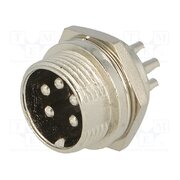 VG04014 Connector: microphone; socket; male; PIN: 5; for panel mounting zmVTfTOQ76QbYw7hzzC0p0vkzcY5PgsvFoBZYSQ7gIg