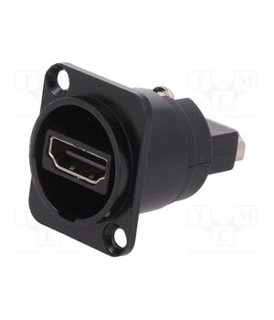 CP30122 Coupler; HDMI socket,both sides; FT; shielded; 19x24mm; metal C_RFRzaGGPGxkMKQtC6oxjiBi4j0tnyWt9vApMGWw9k