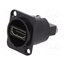 CP30122 Coupler; HDMI socket,both sides; FT; shielded; 19x24mm; metal C_RFRzaGGPGxkMKQtC6oxjiBi4j0tnyWt9vApMGWw9k