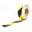 GF010702 Tape: warning; yellow-black; L: 18.3m; W: 50mm; Thk: 1.05mm; Gripfoot 1K0f380TR_Sg84sprkftWEmCjFnCTox_J7suBY97ttg