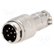 MIC347 Connector: microphone; plug; male; PIN: 7; for cable; straight iyr_JLnzDucQ9ZGhy9L8dxe9ouwi5Sm_ShJhX08hN_w
