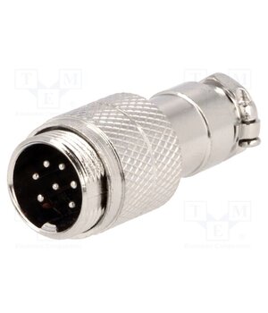 MIC347 Connector: microphone; plug; male; PIN: 7; for cable; straight iyr_JLnzDucQ9ZGhy9L8dxe9ouwi5Sm_ShJhX08hN_w