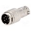 MIC347 Connector: microphone; plug; male; PIN: 7; for cable; straight iyr_JLnzDucQ9ZGhy9L8dxe9ouwi5Sm_ShJhX08hN_w