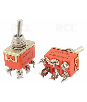 PĀRSLĒGŠANAS SLĒDZIS 15A 250VAC, 6 kontakti, 2x ON-ON

 CPR263H.jpg