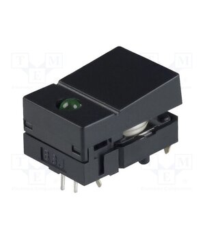 B3J-4100 Switch: keypad; Pos: 2; SPST-NO; 0.05A/24VDC; black; LED; green; THT mEAsUEdk73OZPOfclWYeEZ8q8Bp2Q8bMMoQLPv6zoNQ