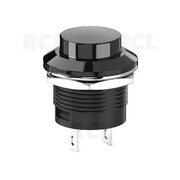 PUSH BUTTON SWITCH ON-(OFF) 3A/250V, M16, black
