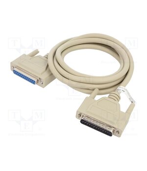 50541 Cable; D-Sub 25pin socket,D-Sub 25pin plug; PVC; Len: 1.8m; grey PxFgWjwbwGxakRusUkAAU8T7NEVtDcSTyy1mRxhrOew