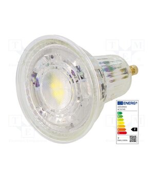 4058075096684 LED lamp; white cold; GU10; 230VAC; 575lm; P: 6.9W; 36°; 6500K AGbNtnrMvYlpCcbPipw3N7qZbEpEIW2acucPYCBzslM