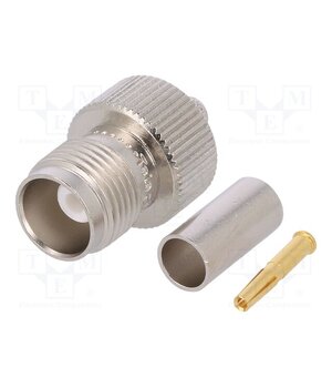 J01011A2265 Connector: TNC; plug; female; straight; 50Ω; crimped; for cable pEHVnkPzs_NQNe7iW-HGn1ZveViVuNZM0mRGLMvij6c