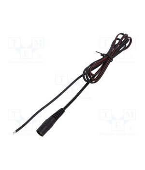 S25-TT-T075-150BK Cable; 2x0.75mm2; cables,DC 5,5/2,5 socket; straight; black; 1.5m VYZZ-drR1szYHqa6lrQMfkW3ctlV9ZaUnzyLwxUF9Cs